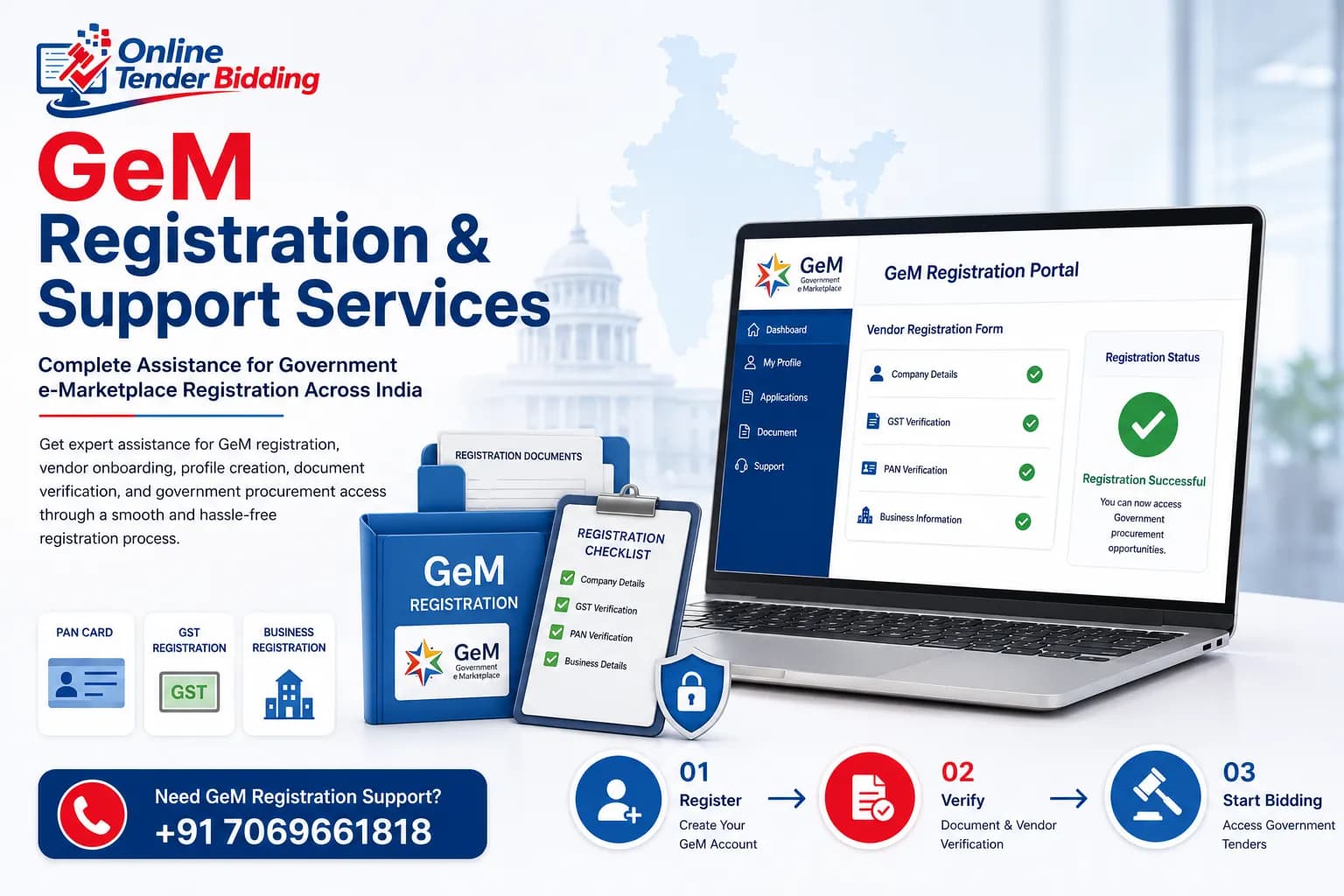 GeM Registration & Support Services Service